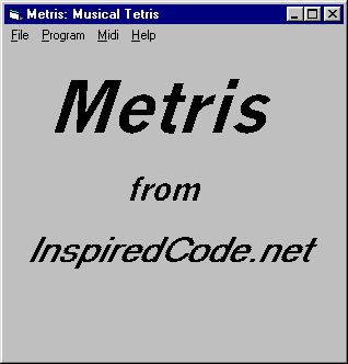 Metris - Metris is an accessible Musical Tetris game.